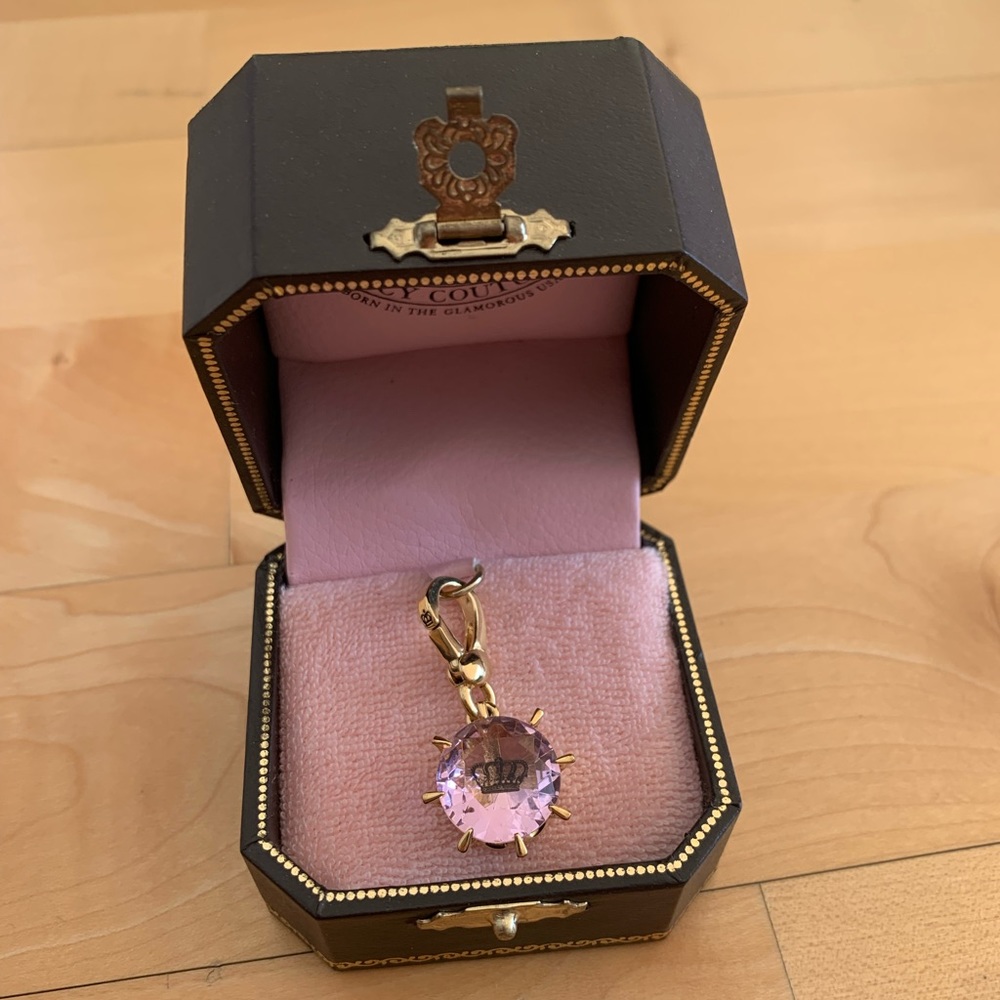 Juicy Couture Crown Gemstone Charm